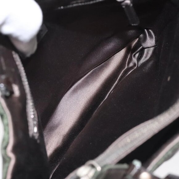 PRADA Hand Bag Nylon Khaki Auth ki5477 - Picture 11 of 16